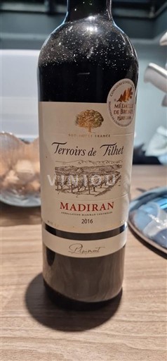 Sud-Vest Madiran Terroirs de Tilhet 2016