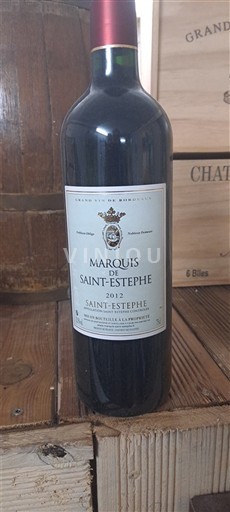 Bordeaux Saint-Estèphe Marquis de Saint-Estèphe 2012