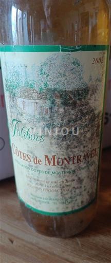 Sydvestfrankrig Côtes-de-Montravel Foliboïs 2002