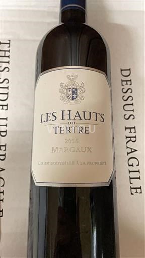 Bordeaux Margaux Château Tertre Les Hauts du Tertre 2015