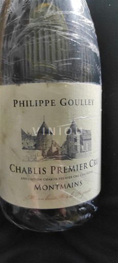 Borgogna Chablis Premier Cru Philippe Goulley Montmains 2022