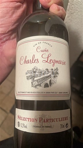 Bordeaux Niet gespecificeerd Charles Leymarie Sélection Particulière Niet-geïntegreerd