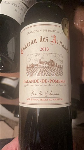 Bordeaux Lalande-de-Pomerol Château S Arnauds 2013