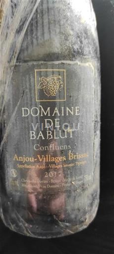 Loire Valley Anjou Villages Brissac Domaine Bablut Confluens 2017