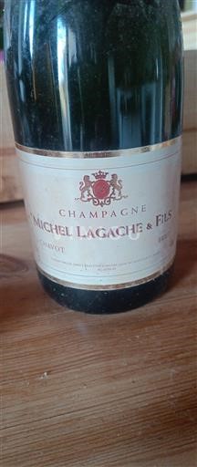 Vin Effervescent Blanc brut Michel Lagache & Fils Non millésimé France Champagne AOC