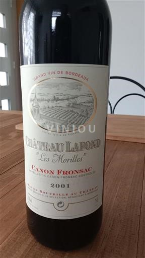 Bordéus Canon-Fronsac Château Lafond Les Morilles 2001