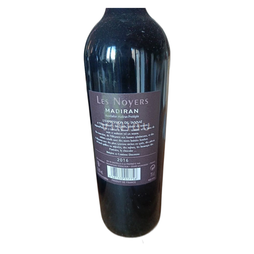 Sudoeste Madiran Domaine Sergent Les Noyers 2016