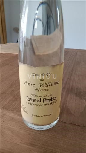 Vini Rouge sec Réserve Ernest Preiss Non millésimé Francia Alsazia Vin de France