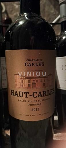 Bordeaux Fronsac Château Carles Haut-Carles 2022