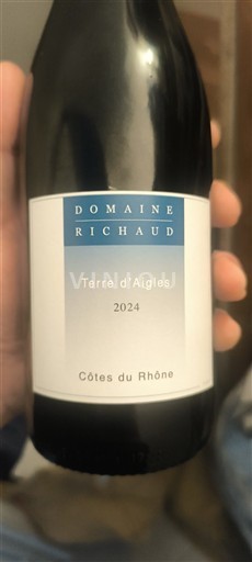 Vallée du Rhône Côtes-du-rhône Domaine Richaud Terre d'Aigles 2024