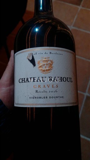 Bordeaux Graves Château Rahoul 2016