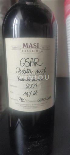 Венето Веронезе Россо Masi Boscaini Osar Oseleta 2009