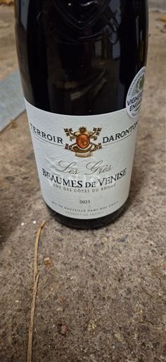 Vallée du Rhône Beaumes de Venise Domaine Terroir Daronton Les Gras 2023