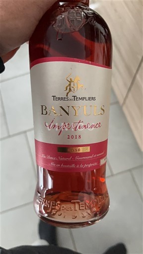 Roussillon Banyuls Terres des Templiers Impertinence 2018