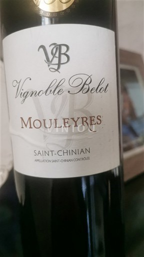Vin Rouge sec Mouleyrès Vignoble Belot 2015 France Languedoc Saint-Chinian AOC