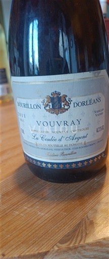 Vallée de la Loire Vouvray Bourillon Dorléans La Coulée d'Argent 2011