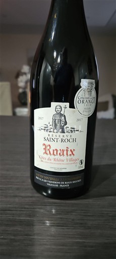 Valle del Rodano Non specificato Les Vins de Roquemaure Réserve Saint-Roch 2017