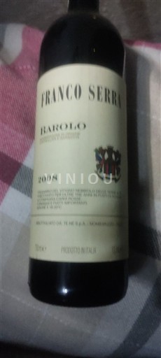 Piamonte Barolo Franco Serra 2008