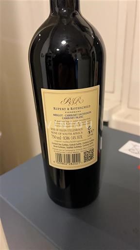 Região Costeira Stellenbosch Rupert & Rothschild 2019