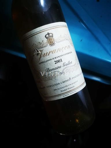 Zuidwest-Frankrijk Jurançon Domaine Gaillot 2001