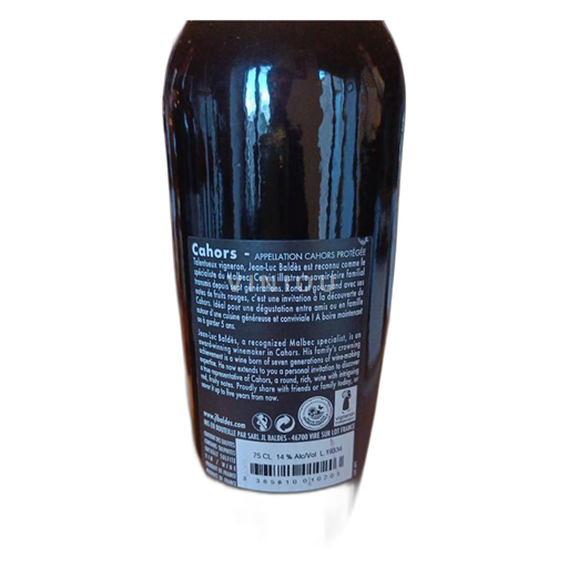 Sydväst Cahors Clos Triguedina Malbec du Clos 2017