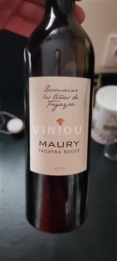 Roussillon Maury Domaine Les Terres de Fagayra Fagayra Rouge 2019