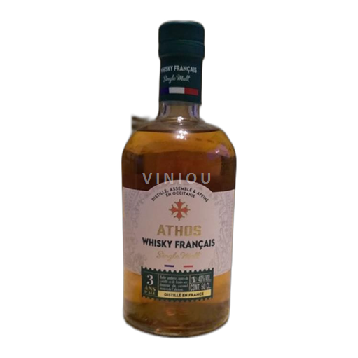 Uísque Single Malt Whisky Athos Distillé assemblé et affiné en Occitanie 3a França Não Especificado Não especificado