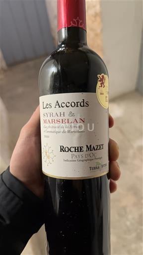 Languedoc og Roussillon Pays d'Oc Roche Mazet Les Accords Syrah & Marselan Ikke årgangsbestemt