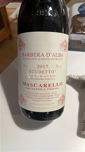 Piëmont Barbera d'Alba Mascarello Giuseppe e Figlio Scudetto 2017