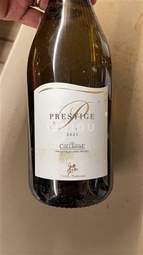 Roussillon Collioure Les Vins des Caves des Templiers Prestige 2021