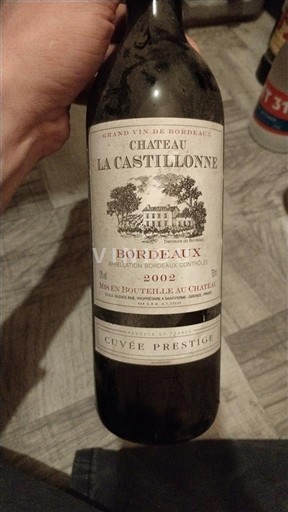 Bordeaux Château La Castillonne Prestige 2002