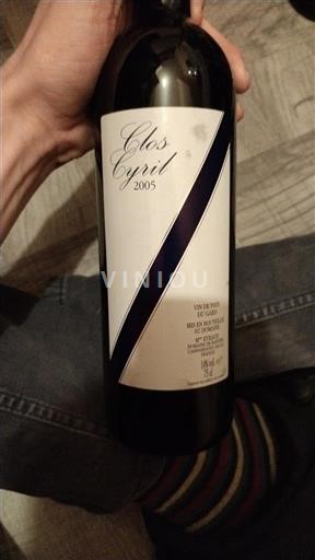 Roussillon Côtes-du-roussillon Clos Cypri 2005