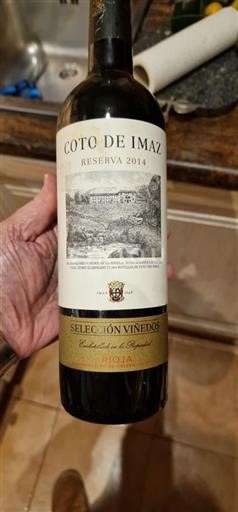 La Rioja Rioja Coto de Imaz Selección Viñedos Reserva 2014
