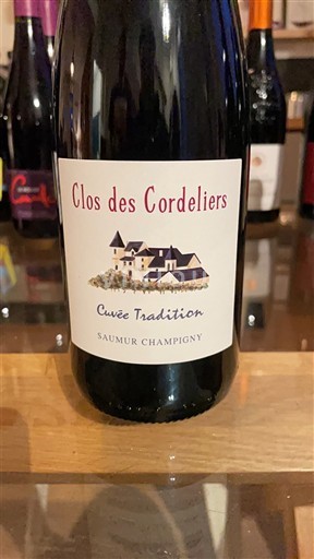 Vallée de la Loire Saumur-champigny Clos des Cordeliers Tradition 2022