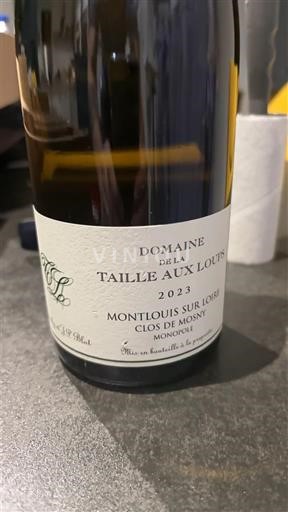 Thung lũng sông Loire Montlouis-sur-Loire Domaine La Taille aux Loups Clos de Mosny 2023