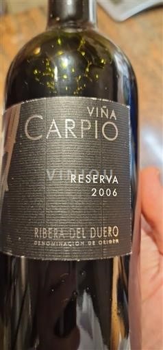 Castilië en León Ribera del Duero Viña Carpio Reserva 2006