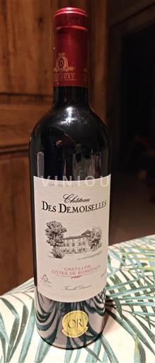 Bordeaux Castillon-côtes-de-bordeaux Château S Demoiselles 2016