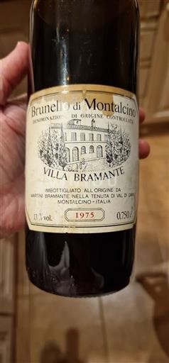 Toscane Brunello di Montalcino Villa Bramante 1975