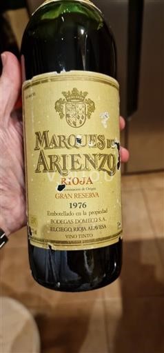 La Rioja Rioja Marqués de Arienzo Gran Reserva 1976