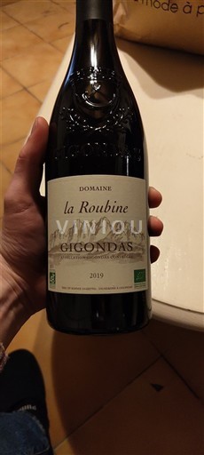 Lugina e Ronës Gigondas Domaine La Roubine 2019