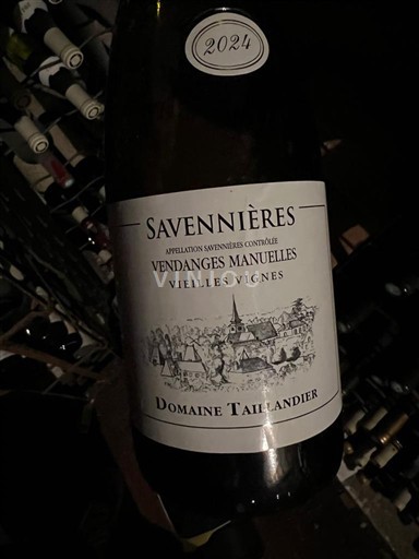 Vallée de la Loire Savennières Domaine Taillandier Vieilles Vignes 2024