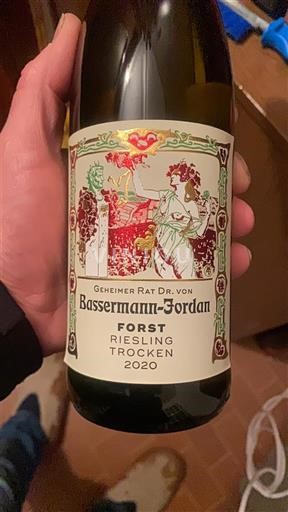 Pfalz Geheimer Rat Dr. von Bassermann-Jordan Forst Riesling Trocken 2020
