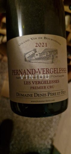 Burgundy Pernand-Vergelesses Premier Cru Domaine Nis Père et Fils Les Vergelesses 2021