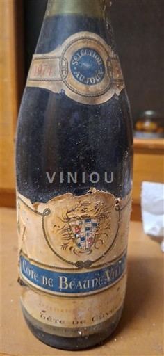 Bourgogne Côte de Beaune-byar Sélection Autun Tête de 1974