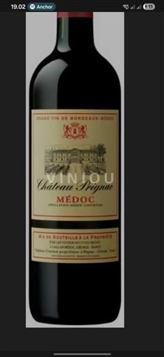 Bordeaux Médoc Château Prignac 2019