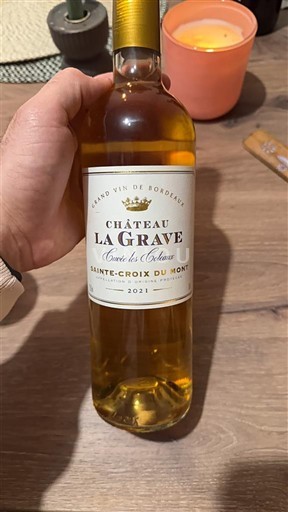 Bordeaux Sainte-Croix-Du-Mont Château La Grave les Cotaux 2021