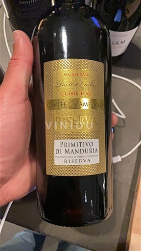 Puglia Primitivo di Manduria Conte di Campiano Riserva Ikke-årgang