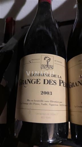 Languedoc Domaine La Grange des Pères 2003