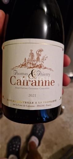 Vallée du Rhône Cairanne Cave de Cairanne Thomas & Thierry 2021