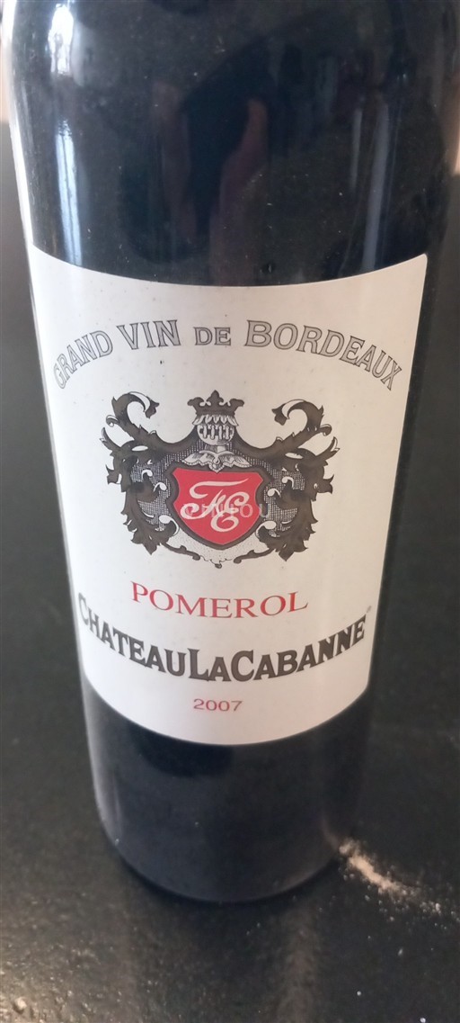 Bordoja Pomerol Château La Cabanne 2007
